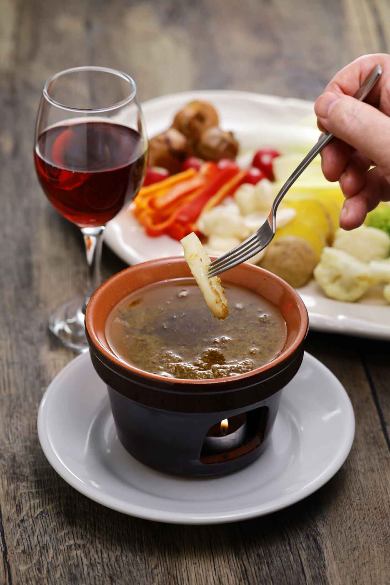 Bagna Cauda aus dem Piemont im Stövchen