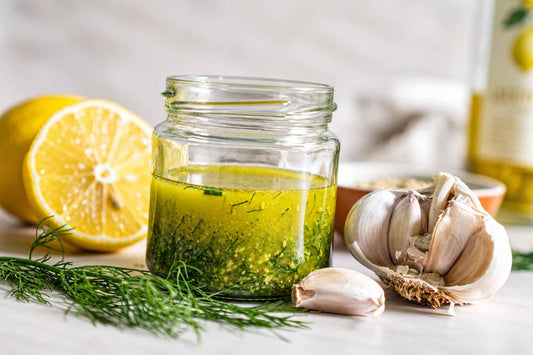 Zitronen-Dill-Dressing