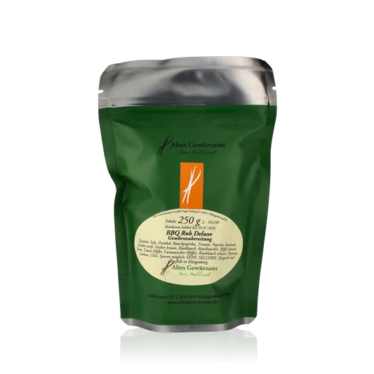 BBQ Rub Deluxe von Altes Gewürzamt – Exklusive Gewürzmischung von Ingo Holland für Grillgerichte.