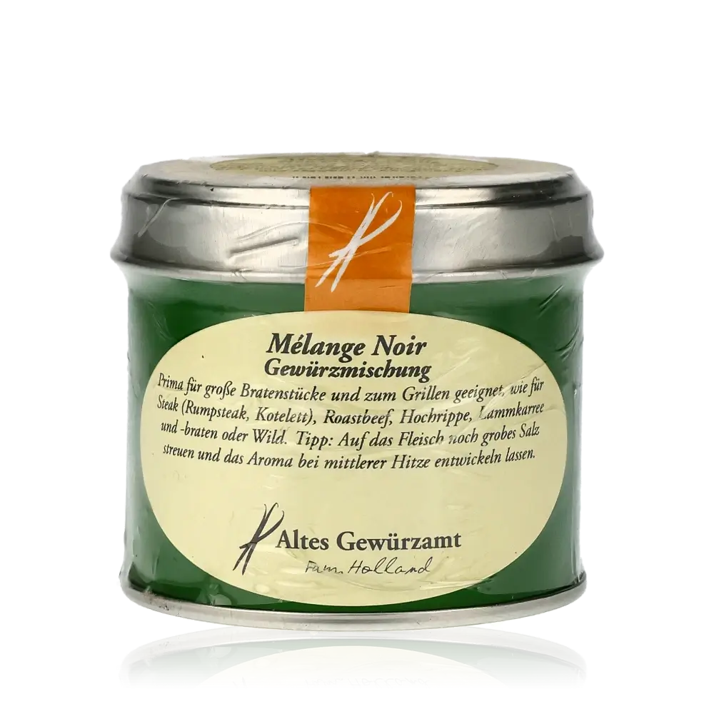 Melange Noir, Altes Gewürzamt, grüne Dose