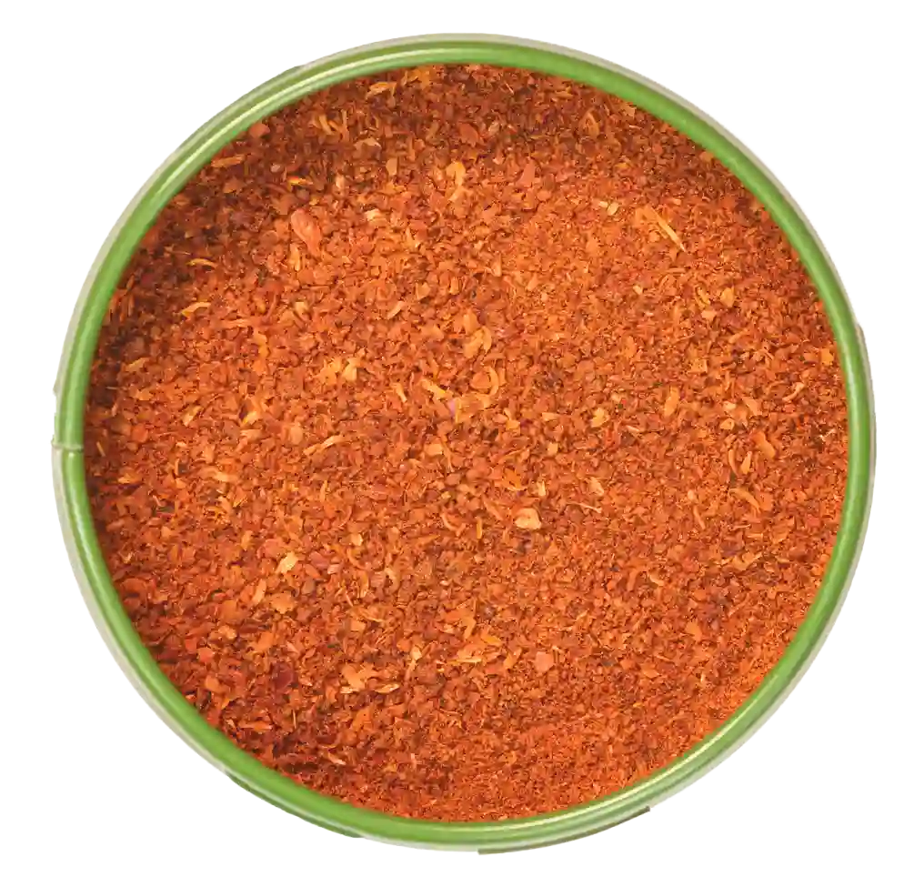 Altes Gewürzamt Blick auf die offene Gewürz-Dose mit Baharat