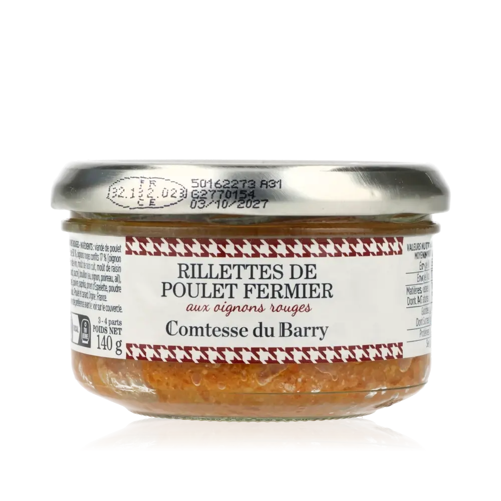 Comtesse du Barry Rillettes de Poulet im Glas.