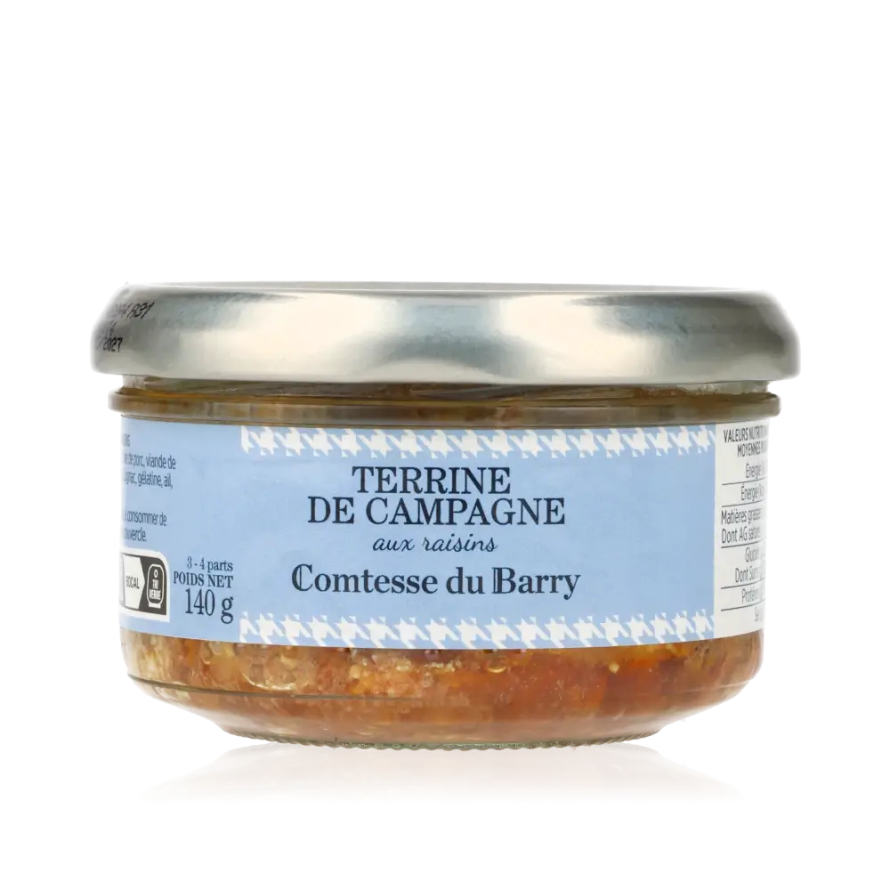 Terrine de Campagne aux raisins von Comtesse du Barry.
