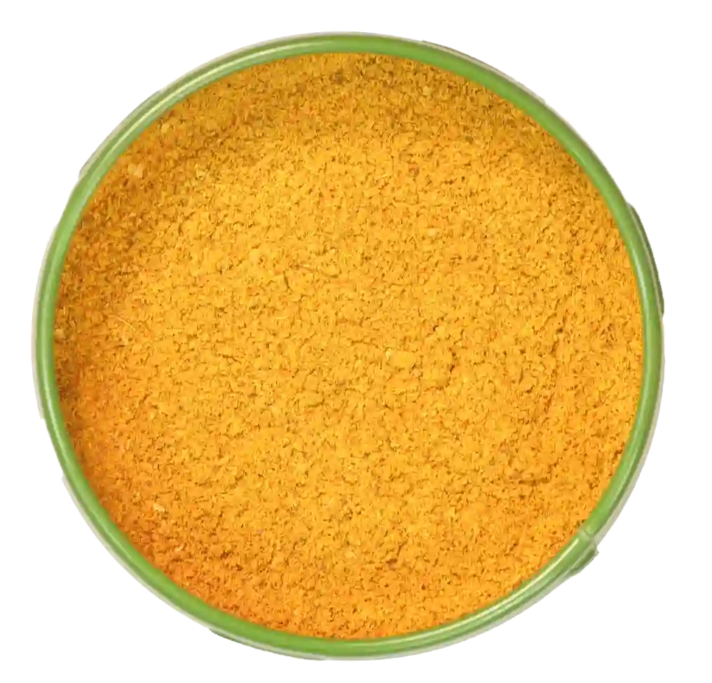 Blick auf die offene Gewürz-Dose mit Cury Anapurna