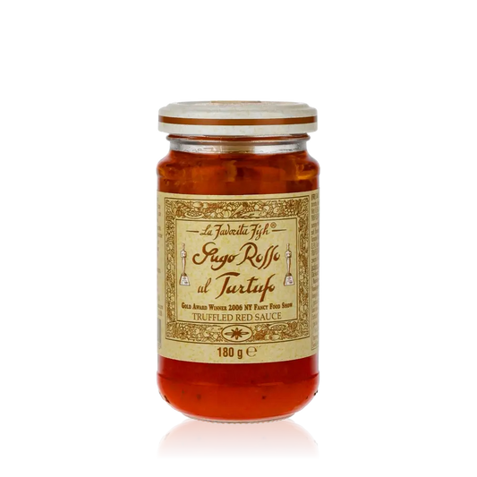 La Favorita Sugo al Tartufo Trüffel-Tomatensauce Glas.