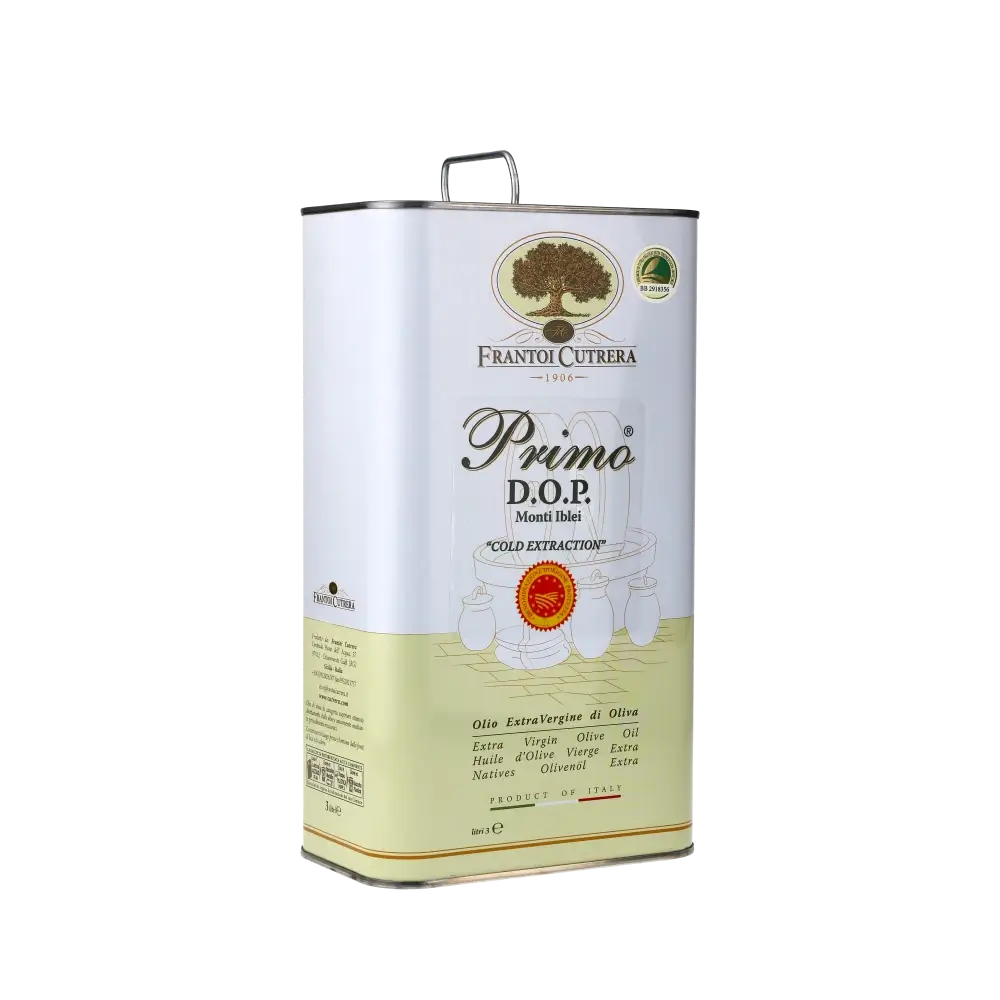 Frantoi Cutrera Primo DOP Olivenöl 3-Liter Kanister.