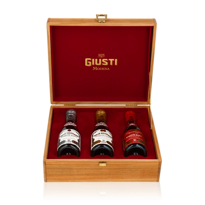 Dreier Kollektion in Holzkiste - Giuseppe Giusti