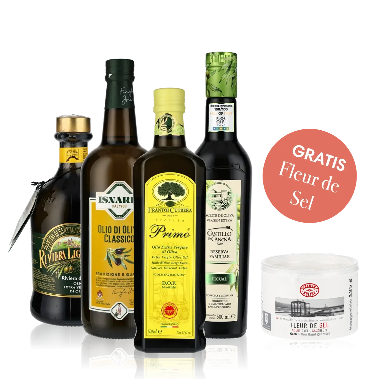 Olivenöl, Essig, Nussöl, Feinkost, Wein, Geschenke, Fleur de Sel.