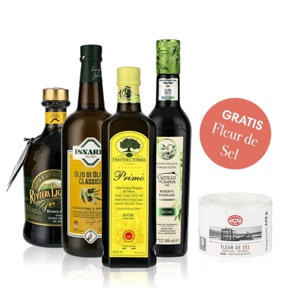 Olivenöl, Essig, Nussöl, Feinkost, Wein, Geschenke, Fleur de Sel.