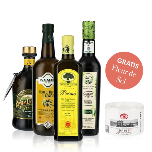 Olivenöl, Essig, Nussöl, Feinkost, Wein, Geschenke, Fleur de Sel.