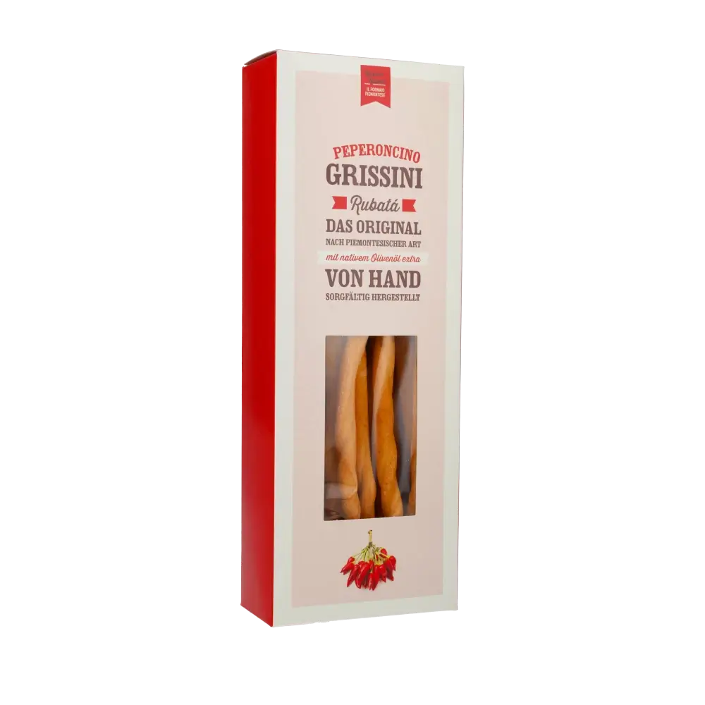 Piemontesische Grissini mit Peperoncino