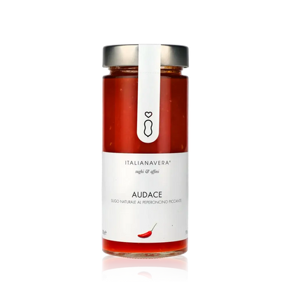 Sugo naturale Audace von Italianavera – würzige Tomatensauce mit Chili.