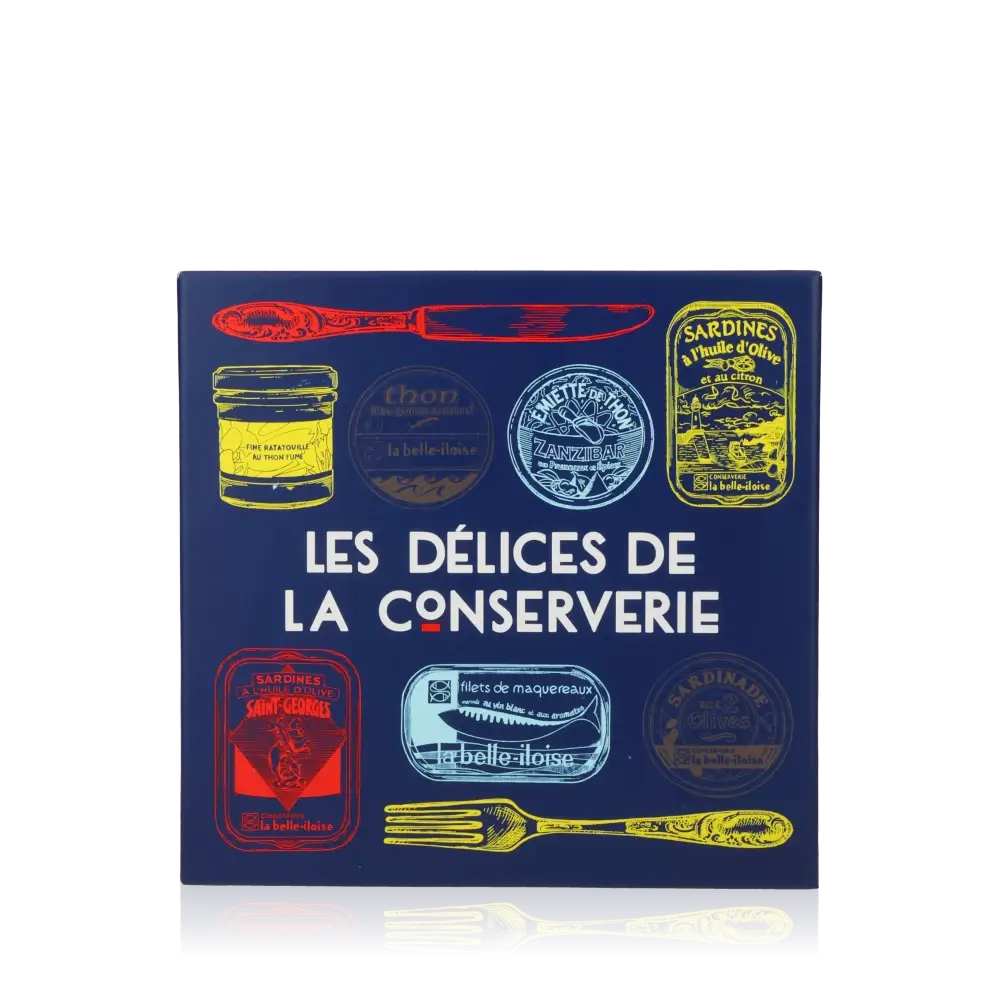 Feinkostverpackung mit Fischspezialitäten von La Belle Iloise.