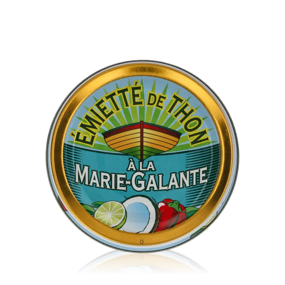 Feinkostdose Émietté de Thon à la Marie-Galante.
