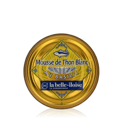 La Belle-Iloise Thunfischmousse mit Basilikum in Dose.