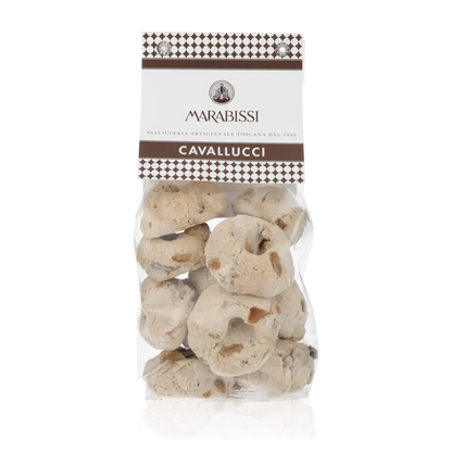 Marabissi Cavallucci Gebäck in transparenter Verpackung.