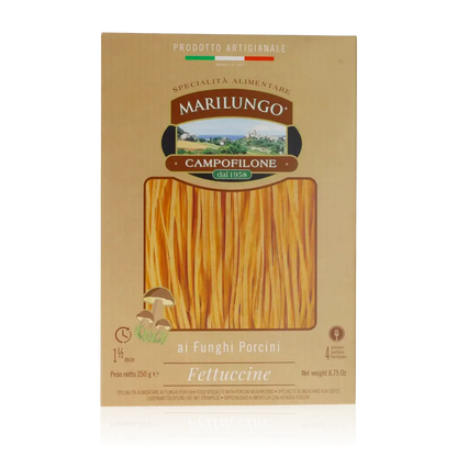 Marilungo Campofilone Fettuccine mit Steinpilz-Eierpasta Verpackung.