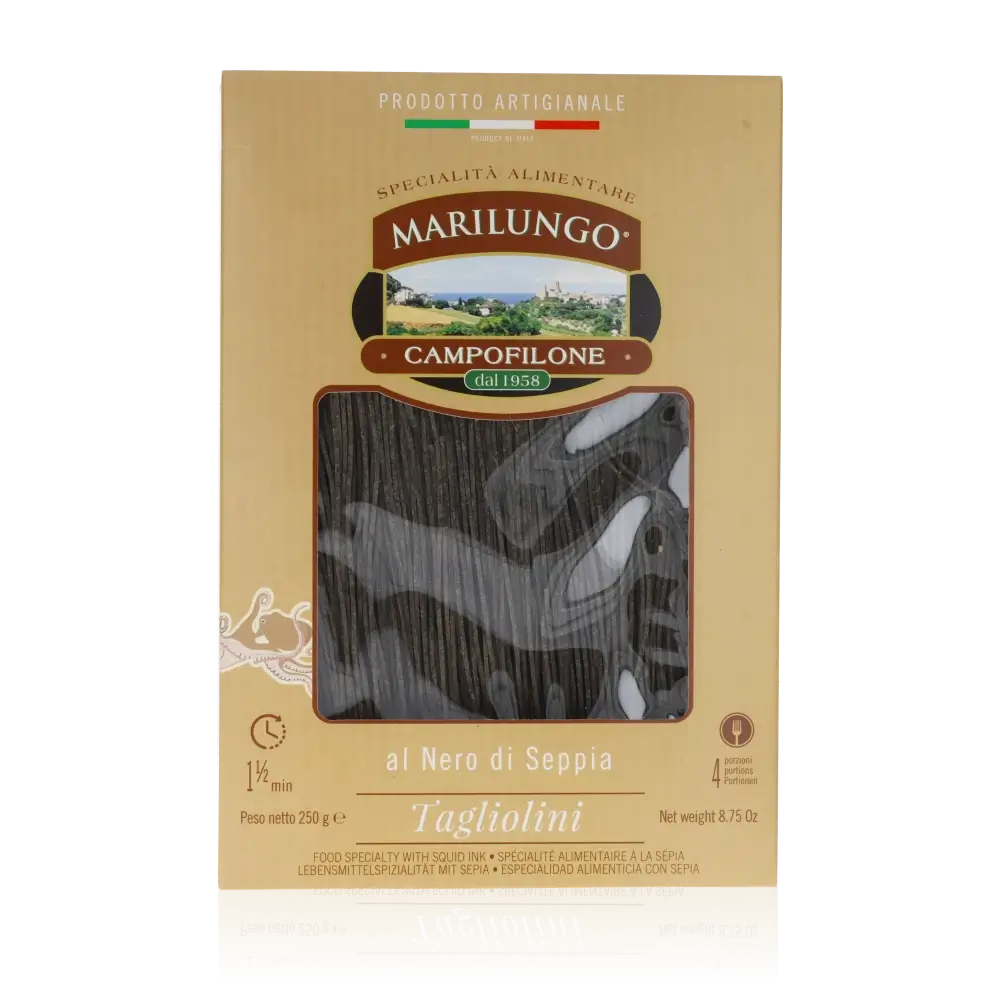 Tintenfisch Tagliolini aus Campofilone