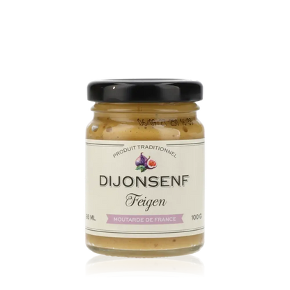Dijonsenf mit Feigen im Glas, 100g.
