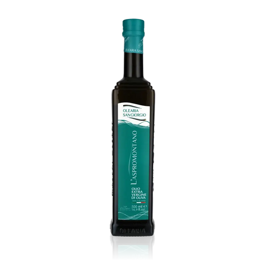 Flasche Olearia San Giorgio Aspromontano Olivenöl 500 ml.