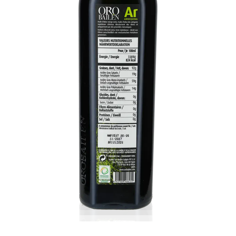 Oro Bailén -  Picual  - natives Olivenöl extra