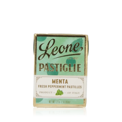 Pastillenverpackung mit Minzgeschmack.