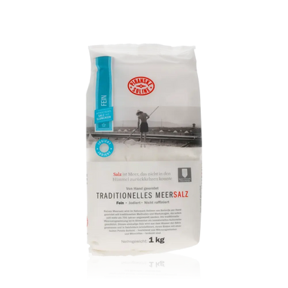 Traditionelles Meersalz fein/ jodiert von Piranske Soline 1kg