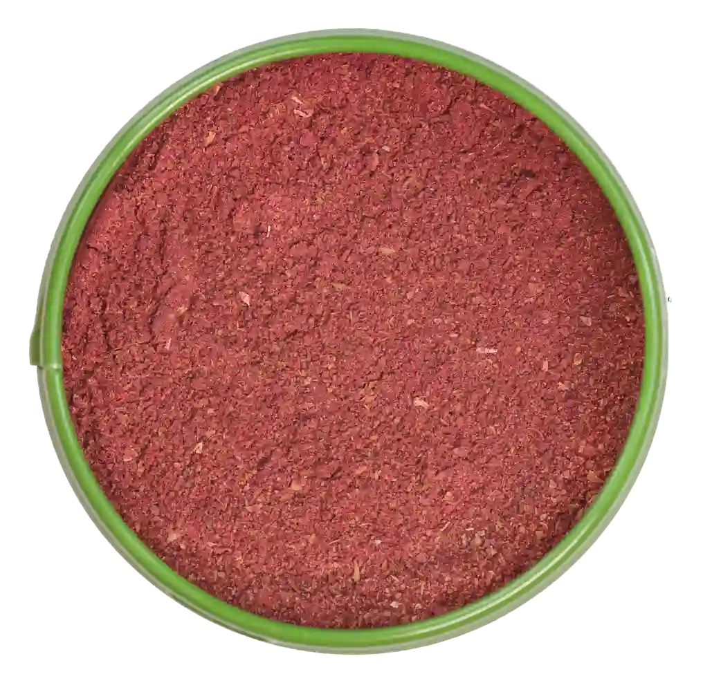 Altes Gewürzamt Blick auf die offene Gewürz-Dose mit Purple Curry