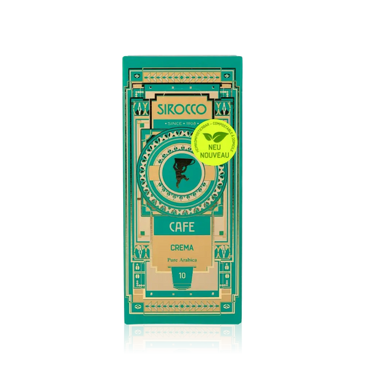 Cafe Crema von Sirocco, 10 Kapseln a 5g