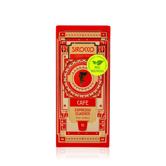 Cafe Espresso Classico von Sirocco, 10 Kapseln a 5g