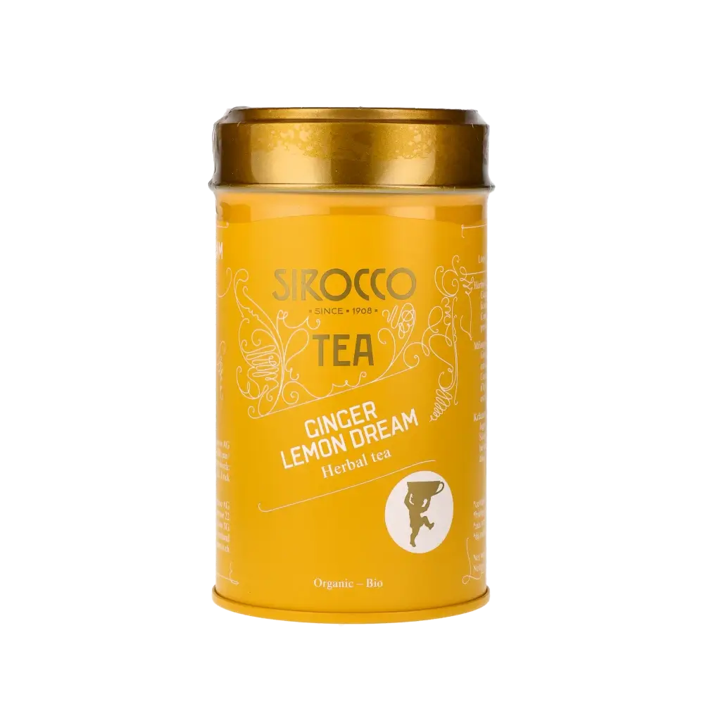 Sirocco Ginger Lemon Dream Tee Dose, gelb, 55g.