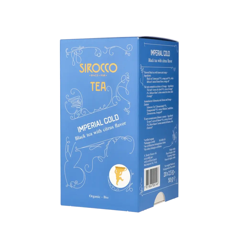 Sirocco Imperial Gold - BIO Schwarztee mit Zitrone & Orange