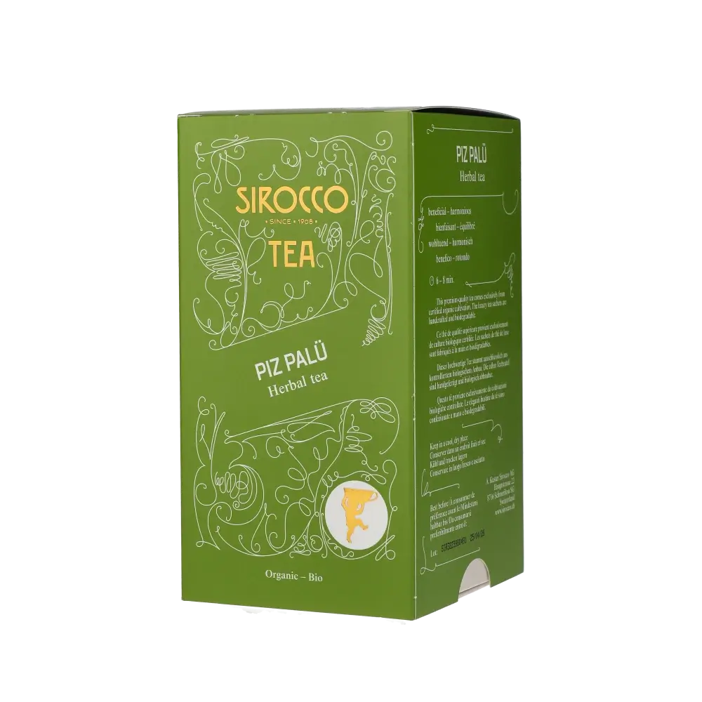 Sirocco Piz Palü - BIO Schweizer Kräutertee - 20 Beutel
