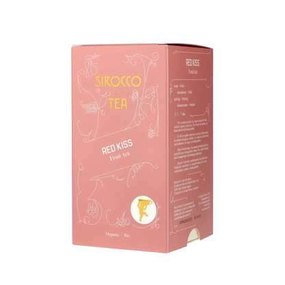 Sirocco Red Kiss Bio Tee Verpackung, Früchtetee.