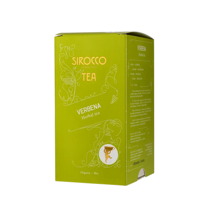 Sirocco Verbena Bio Tee Verpackung, grün, 40g.