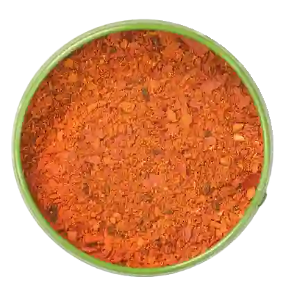 Blick auf die offene Gewürz-Dose mit Tikka Masala