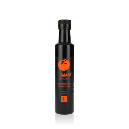 Tomami Würzmittel Flasche, intensiv fruchtig, 240ml.