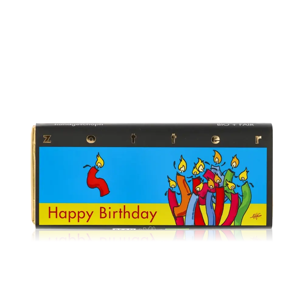 Happy Birthday - Zotter Schokolade 70g