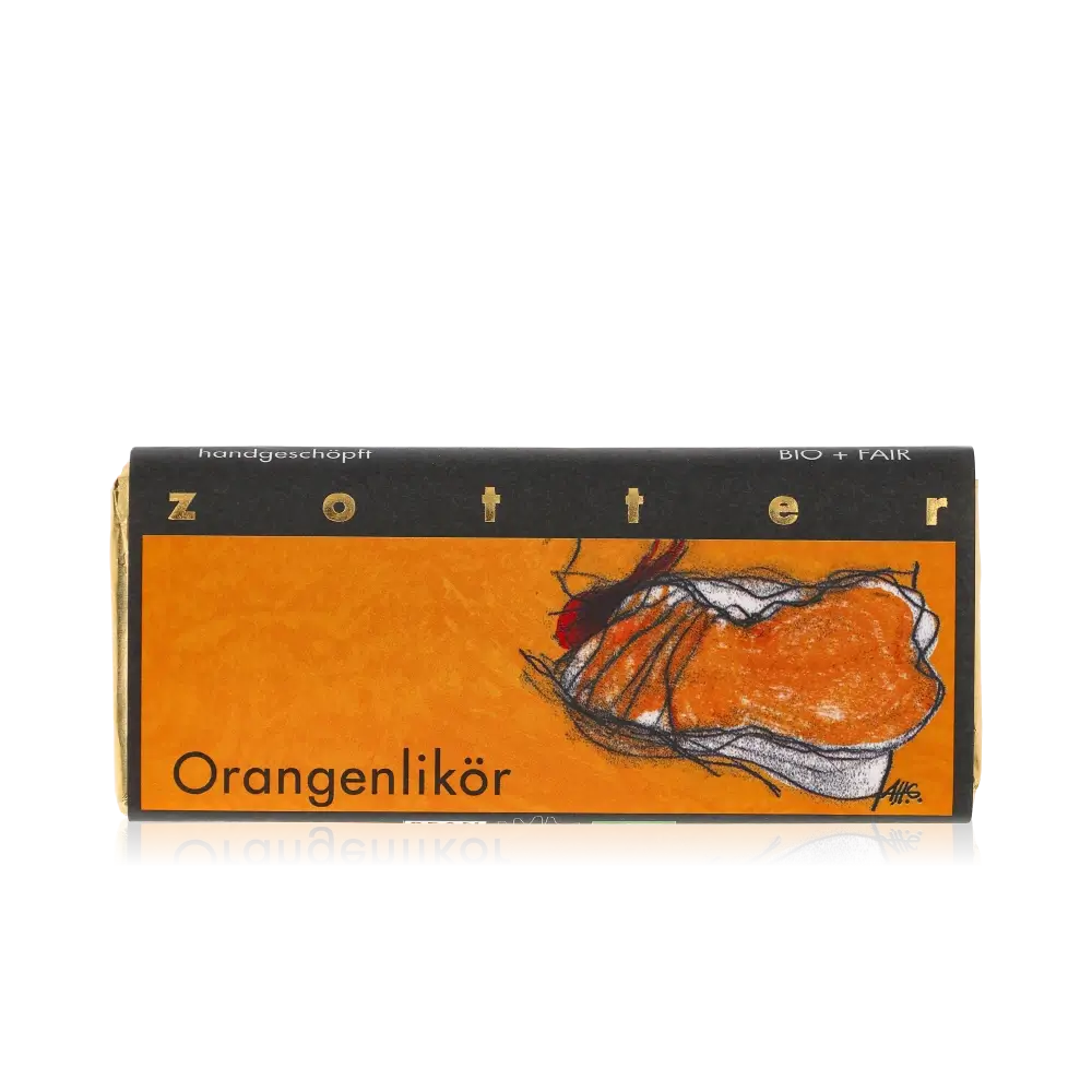 Zotter Orangenlikör Schokolade