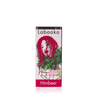 Labooko Himbeer von Zotter - Handgeschöpfte Schokolade, BIO, 70 g Tafel