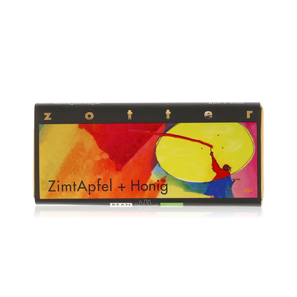 Zimtapfel + Honig - Zotter - Handgeschöpfte Schokolade bio