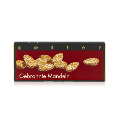 Gebrannte Mandeln von Zotter - Handgeschöpfte Schokolade, BIO