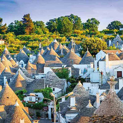 Trulli-Häuser in Apulien, Italien.