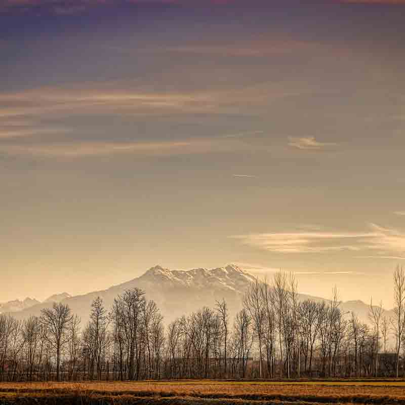 Bisalta Gebirge bei Cuno. Heimat von La Favorita