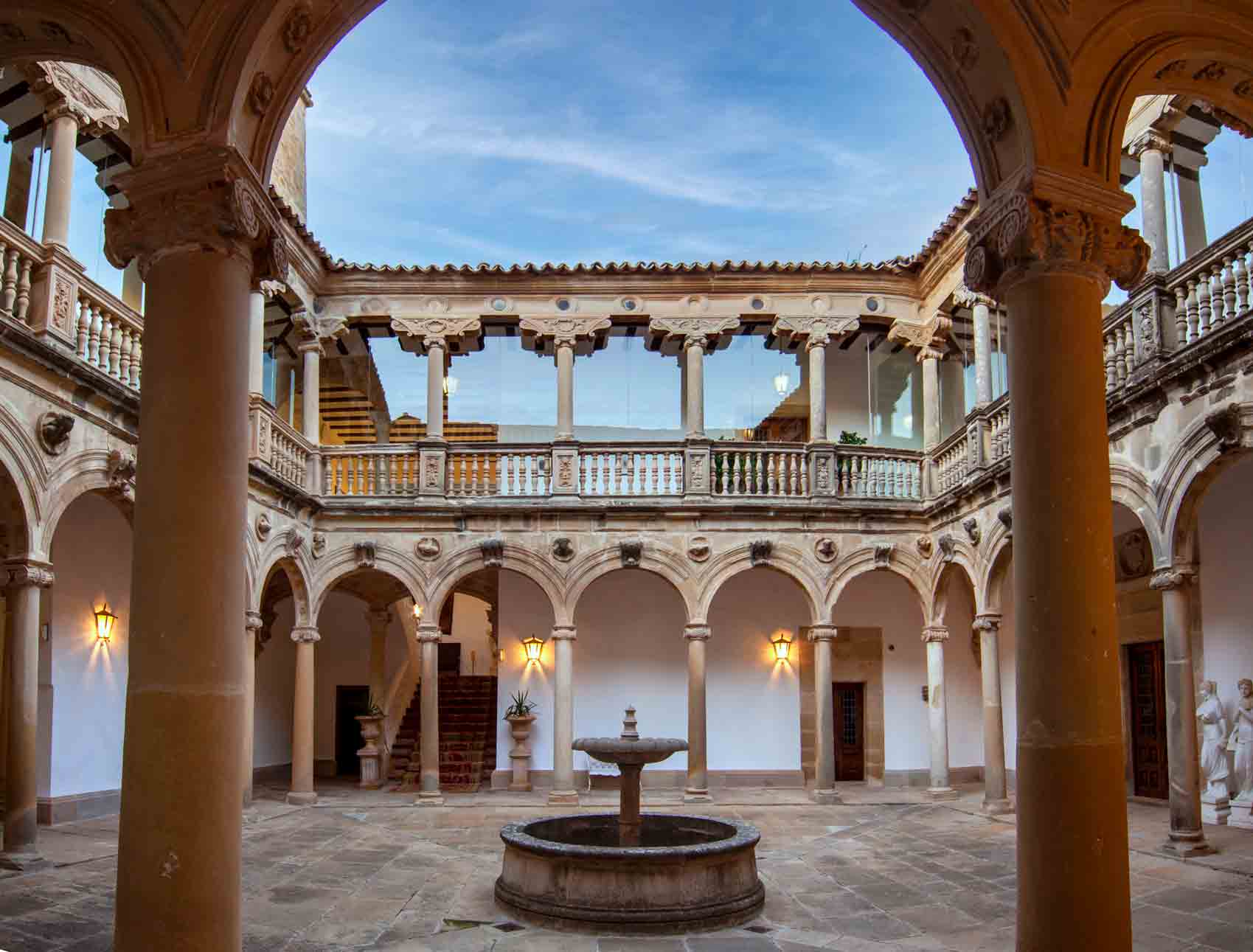 Innenhof des Schlosses