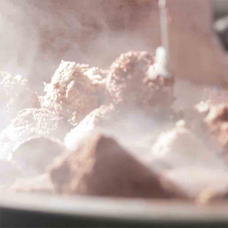 Frischer Teig in der Generous Bäckerei