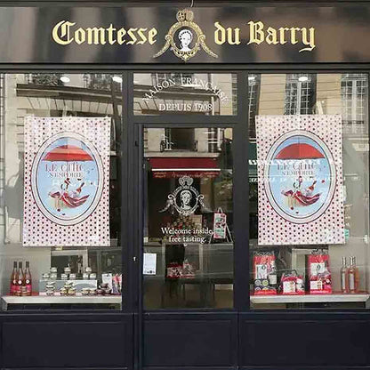 Feinkostgeschäft Comtesse du Barry mit Delikatessen und Geschenken.