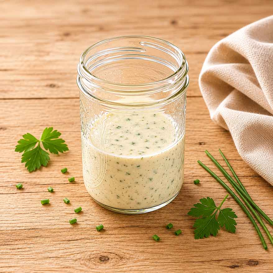 Selbst gemachtes Joghurt-Dressing