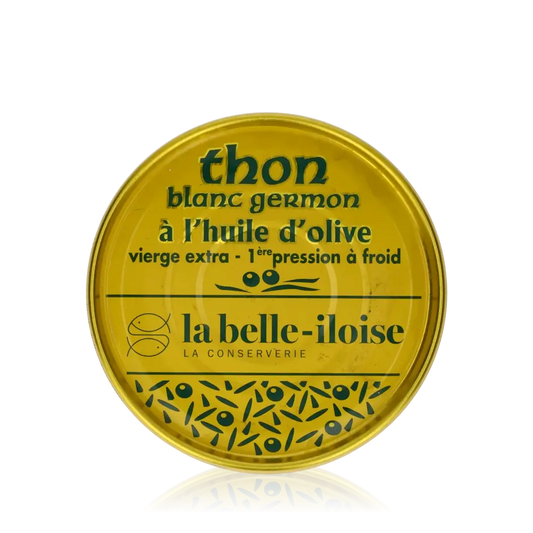 La Belle-Iloise Thunfisch in Olivenöl Konservendose.
