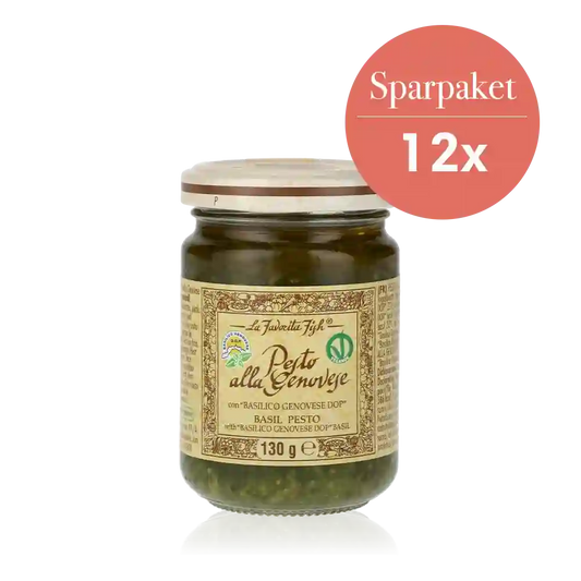 Pesto alla Genovese Glas, Sparpaket 12x, La Favorita.